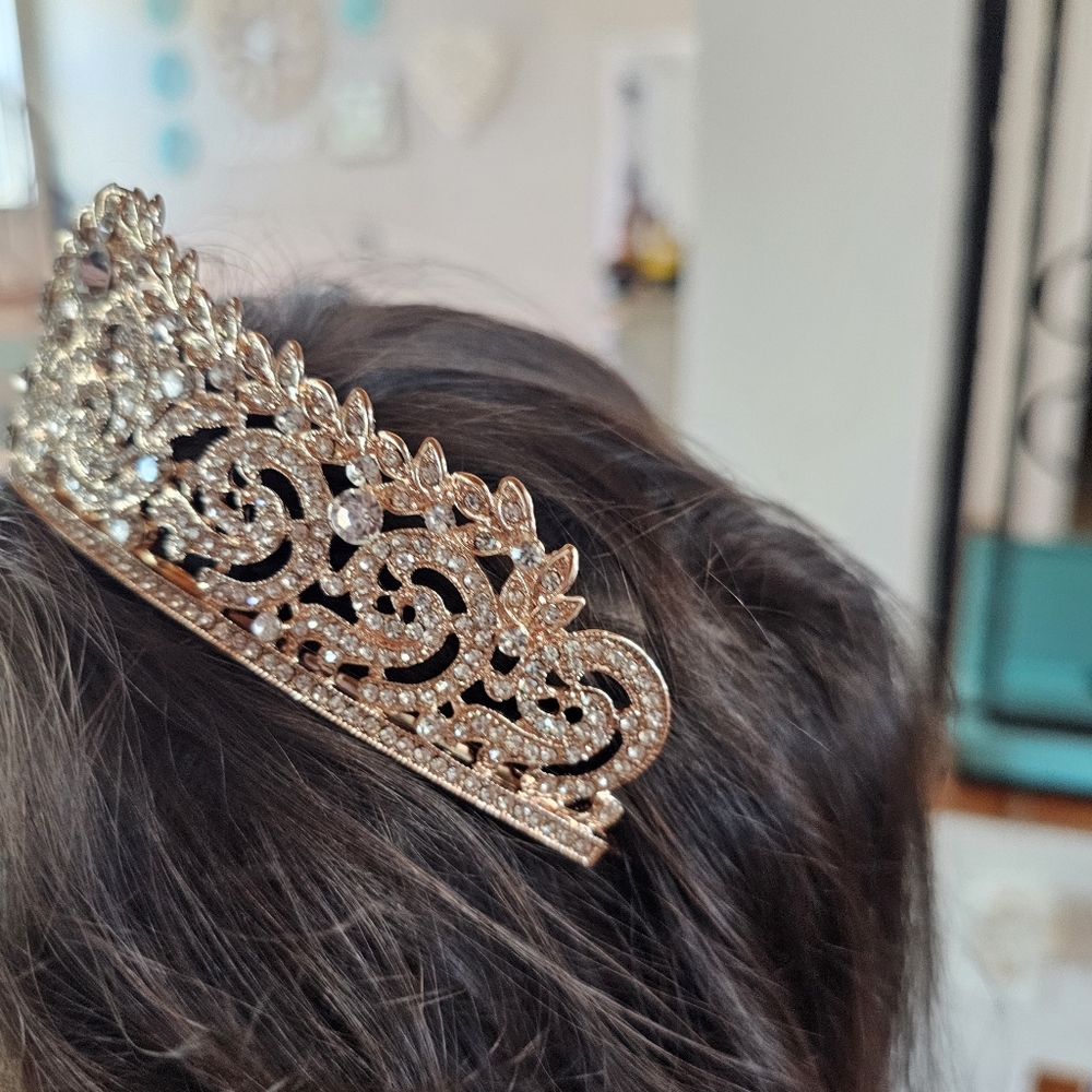 New rose gold tiara